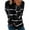 Black-2, variant on UTTOASFAY Womans Shirts Women Casual Full Sleeve V-Neck Tops Loose Shirts Plus Size Women Clothing Orange 10(XL)