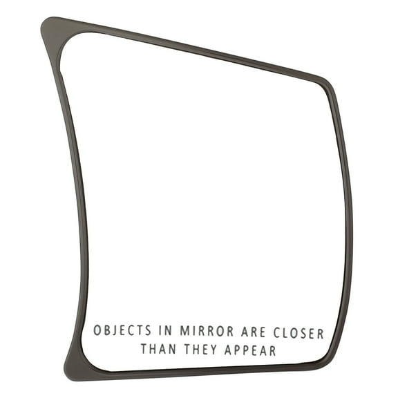 80921GRH - Fit System 80921Grh - Fit System Passenger Side Replacement Mirror Glass with backing plate Only For Snap & Zap 80920 Convex Lens