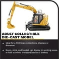 thumbnail image 3 of CAT Caterpillar 315 Track Type Hydraulic Excavator Yellow with Operator "High Line" Series 1/50 Diecast Model by Diecast Masters, 3 of 8