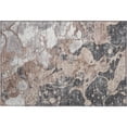 thumbnail image 2 of Addison Rugs Mayfield Premium Machine Washable Transitional Abstract Mocha Rectangle Rug, 1'8" x 2'6", 2 of 6