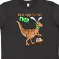 thumbnail image 4 of Inktastic Best Egg Hunter Ever Easter Dinosaur Youth T-Shirt, 4 of 5
