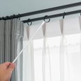 thumbnail image 4 of HLONK 5 Pcs Curtains Rods Tension Rod Drapery Pull Rod Transparent Blind Rod with Hook Tie Rod Rotating Rod Turn Rod Venetian Blinds Pp, 4 of 6