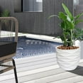thumbnail image 5 of LuxenHome 11.6-Inch H White MgO Waves Design Round Planter, 5 of 7