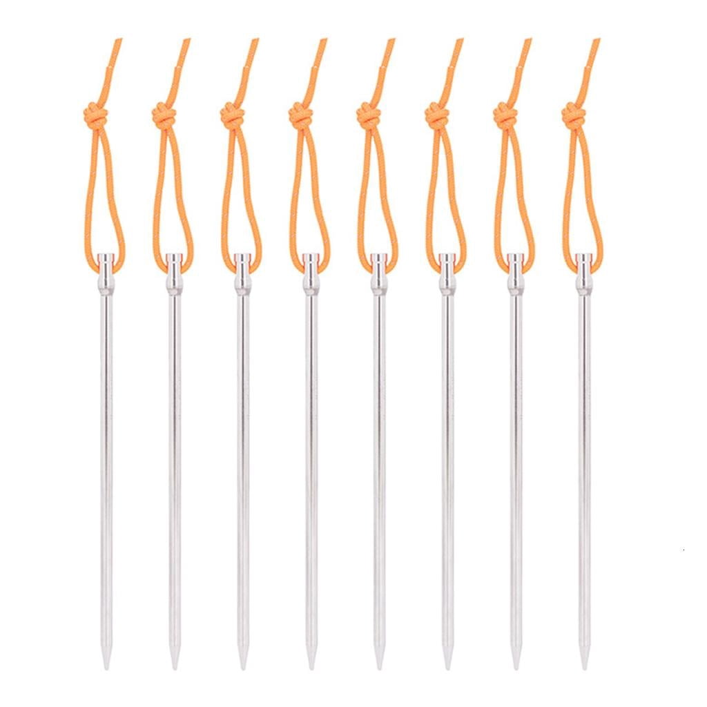 Camping Tent Stakes, Titaniums Alloy Canopy Stakes Spikes Heavy Duty Tent Peg