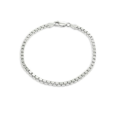 Sterling Silver Box Chain Bracelet Sterling Silver Box Chain Bracelet