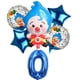thumbnail image 1 of 6pcs Dibujos Animados Plim Foil Globos Tema Payaso Fiesta Decoraciones Cumpleaños Festiva Suministros, 1 of 4