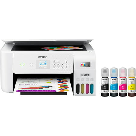 Epson - EcoTank ET-2800 Wireless Color All-in-One Cartridge-Free Supertank Printer with Scan and Copy