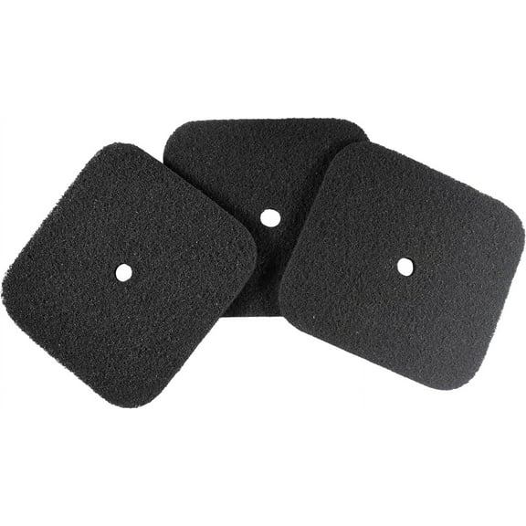 HQRP 3-Pack Replacement Carbon Filters Compatible with Catit Hooded Cat Litter Pans 50685, 50700, 50701, 50702, 50722, 50695 & 50696