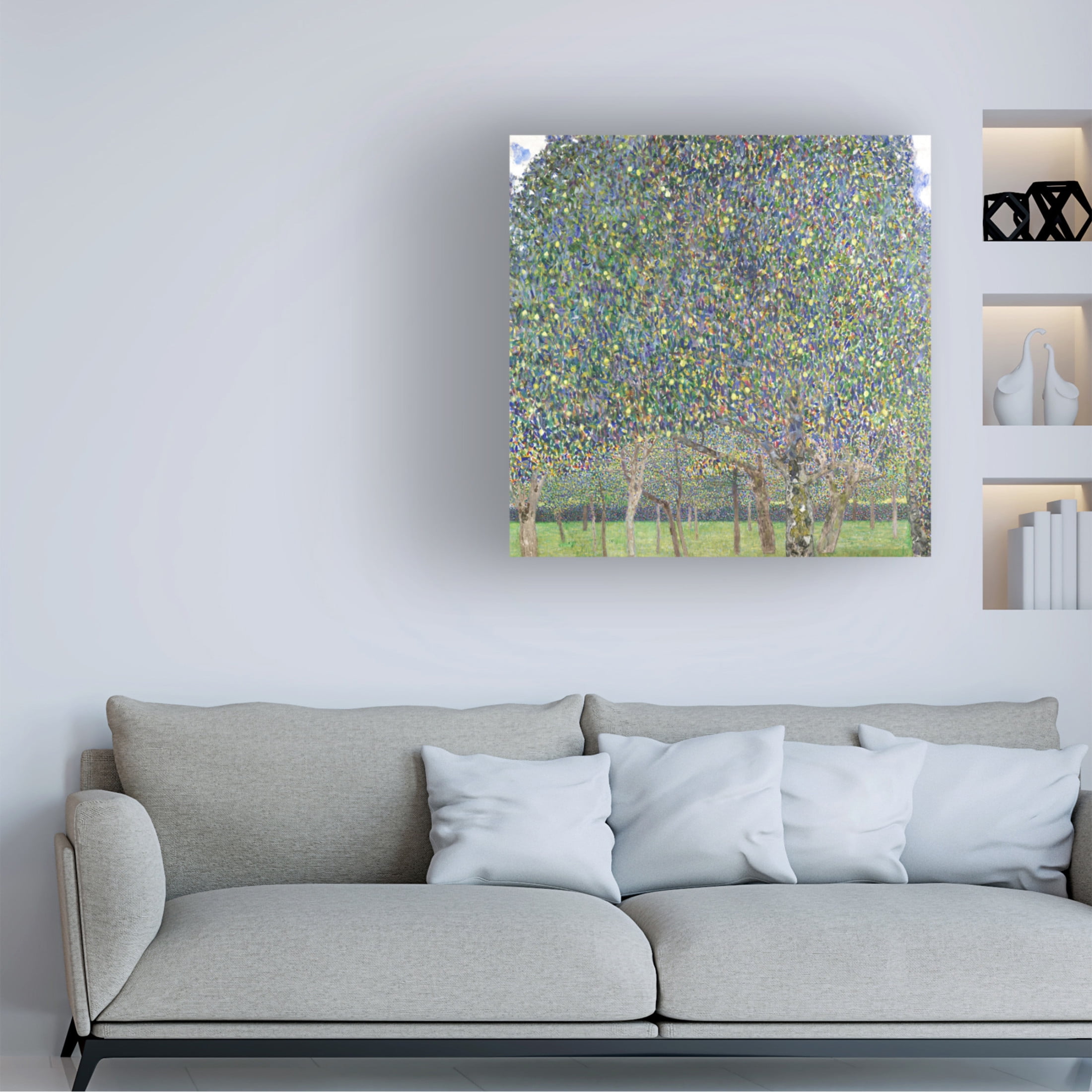 Trademark Fine Art Gustav Klimt  Klimt Multicolor Landscapes II Canvas Wall Art