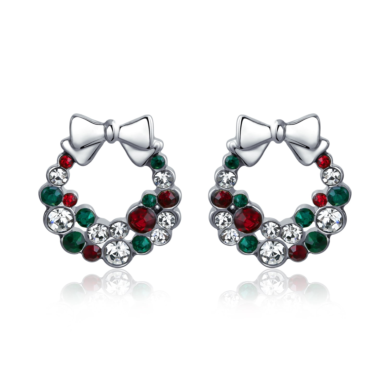 Christmas crystal earrings