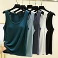 thumbnail image 5 of SHITINN Women's Neck Sleeveless Knit Ribbed Fitted Casual Crop Tank Top Soft Girl Crop Top Neck Crop Top Womens plus Size Tops with Lace Tan Too Seamless Camisoles for Women Spaghetti Strap Top plus, 5 of 6