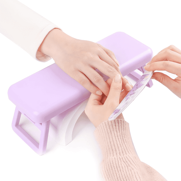 FORICOM Arm Rest for Nails Cushion,Hand Rest for Nails Tech, Hand Rest Pillow for Nails Toenails, Detachable Nail Art Accessories Tool for Nails Tech (Purple)