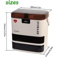 thumbnail image 2 of Medicine Lock Box, Lockable Medication Storage with Portable Large Capacity Case, Plastic Layered Design for First Aid, Daily Pill Organizer Family-Size Safe Cabinet (with Two Layer Drawer), 2 of 7