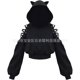 thumbnail image 1 of BRIGHTFUFU Linda sudadera con capucha de oreja de gato para adolescentes chicas negras top de jaleo sudadera con capucha de manga larga para ropa de manga larga para ropa casual y deportes l, 1 of 7