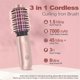 thumbnail image 5 of Cordless Hair Curling Iron Brush, Mini Travel Hot Straightener Comb,A, 5 of 5