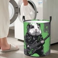 thumbnail image 5 of Sikiie Rock Guitar Guinea Pig Print Round Dirty Clothes Basket, Waterproof Standing Foldable Storage Basket, for Laundry Room, Bedroom, Bathroom Storage-Medium, 5 of 6