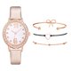 thumbnail image 1 of Reloj de pulsera para mujer de cuero con esfera verde cuadrada a la moda para mujer, conjunto de pulsera de cuarzo Wmkox8yii gfajkfgbkjabf2025, 1 of 1