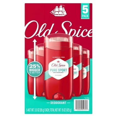 Old Spice High Endurance Deodorant 48-Hr. Pure Sport 3 Oz (5 Pack)