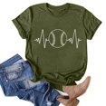 thumbnail image 2 of adviicd Hauts à Manches Courtes pour Femmes T-Shirt Graphique d'Été Mignon Manches Courtes Décontracté Ample Hauts pour Femmes AG,m, 2 of 5