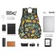 thumbnail image 4 of Balery Colorful Hippie Mochila Ligera para Hombres y Mujeres – Resistente y Impermeable, Ideal para la Escuela, el Trabajo, los Viajes y el Uso Diario, 4 of 7