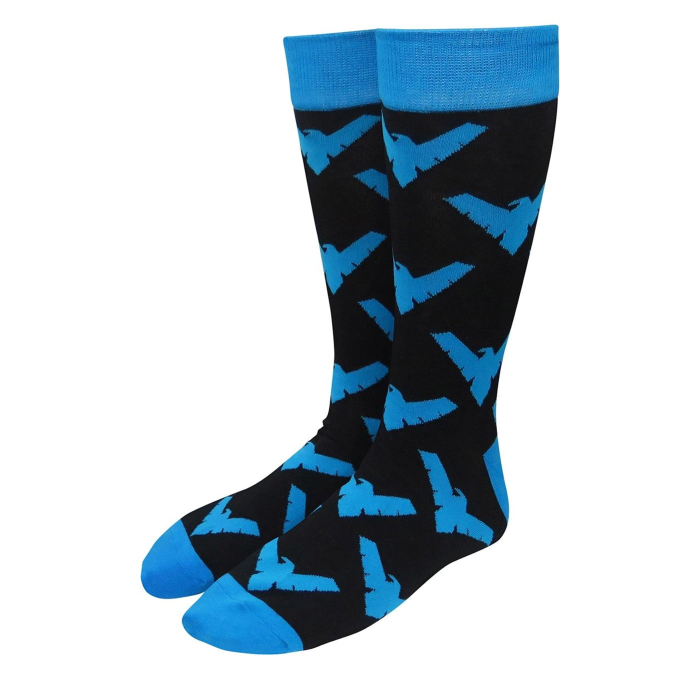 Nightwing All-Over Print Crew Socks - Walmart.com