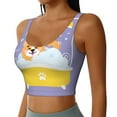 thumbnail image 2 of Naloa Corgi Washing in Bathtub Sports Bras for Women, High Support Bra with Removable Pads, Comfortable - Small, 2 of 9