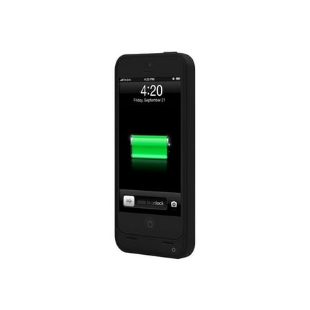 Incipio offGRID Express - External battery pack - 2000 mAh - 1 A - on cable: Micro-USB - black - for Apple iPhone 5,