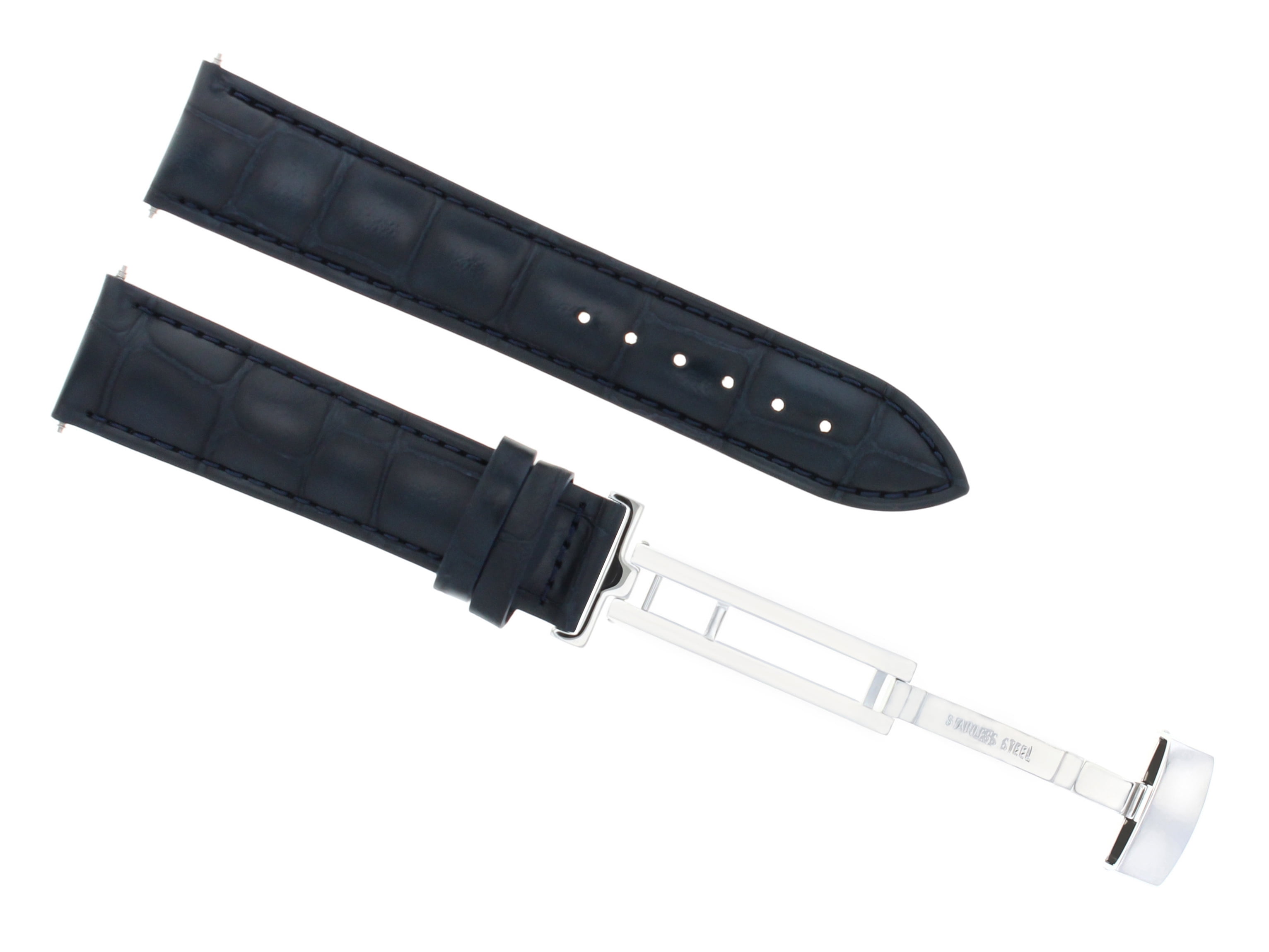 Dark Blue Leather Watch Band Strap for Maurice Bahrain Ubuy