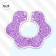 thumbnail image 3 of Hirioo Lilac Glittering for Baby Cotton Petal Bib Drool Bibs for Baby Boy Unisex, 3 of 9