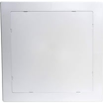 Oatey 34056 14-in. Flush-or Surface-Mounted Wall Access Panel, White, 14"x 14"