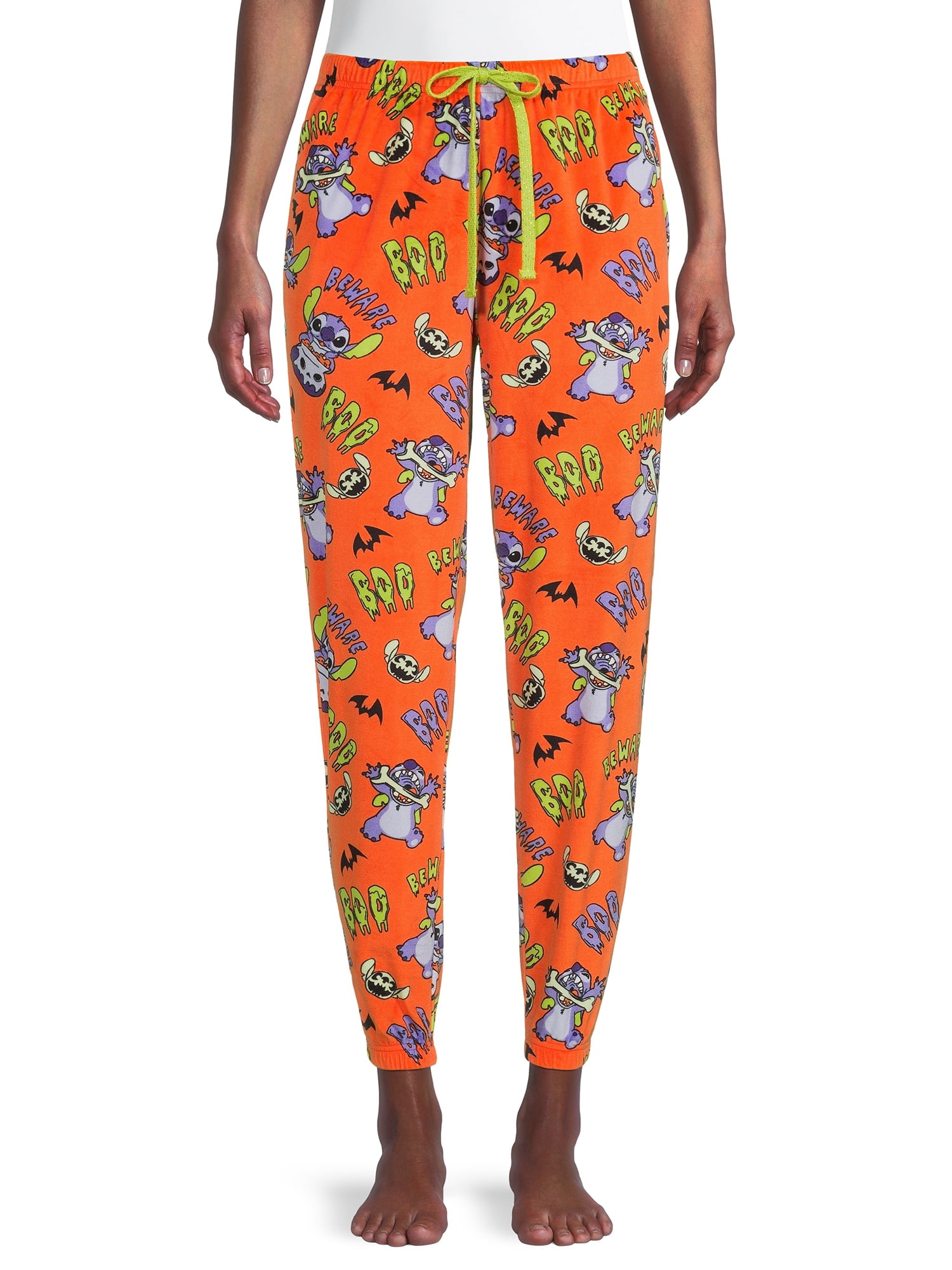 Disney Junior Womens Stitch Jogger Pajama Pants 