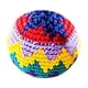 thumbnail image 1 of CaiYueKe Handmade Crochet Footbag Kick Ball Assorted Colors Juggle Balls for Adults Beginners Coordination Activity Outdoor Indoor Play Geometric Pattern Stress Ball for Sensory Play Handcrafted Gift, 1 of 6