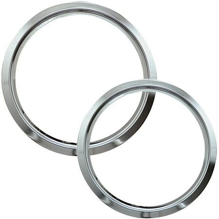 Electric Range Trim Ring - Range Kleen 2-Piece Trim Ring, Style D fits hinged Electric Ranges GE, Hotpoint, Kenmore, Chrome