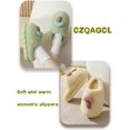 thumbnail image 4 of Women's slippers Cute mushroom slippers Lightweight plush slippers Warm winter home slippers Cotton indoor and outdoor shoes, 4 of 10