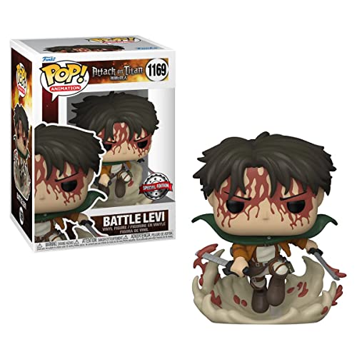 Funko POP! Animation Attack On Titan Battle Levi #1169 [Bloody] AE Exclusive