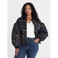 thumbnail image 2 of Scenario Women's and Women's Plus Quilted Puffer Jacket, Sizes XS-4X, 2 of 2