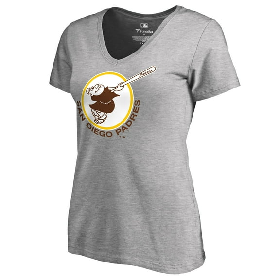 Women's Ash San Diego Padres Cooperstown Collection Forbes T-Shirt