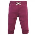 thumbnail image 3 of Touched by Nature Baby and Toddler Girl Organic Cotton Pants 4pk, Pink Burgundy, 18-24 Months, 3 of 6