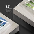 thumbnail image 4 of wall26 Glimpse into Beautiful Tropical Beach with Palm Trees Out of Open Window - Canvas Art Wall Art - 12"x18", 4 of 5