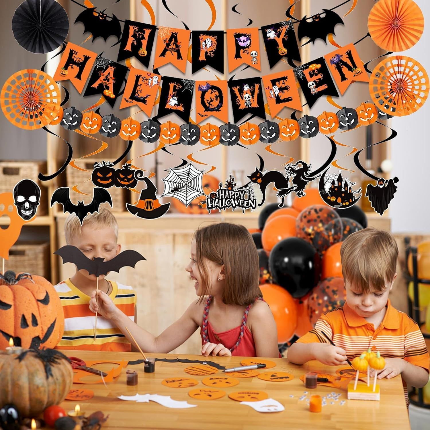Halloween Banner Paper for Party Decorations