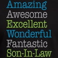 thumbnail image 3 of CafePress - Son In Law Amazing Fan Men's Fitted T Shirt (Dark) - Men's Fitted T-Shirt, 3 of 4