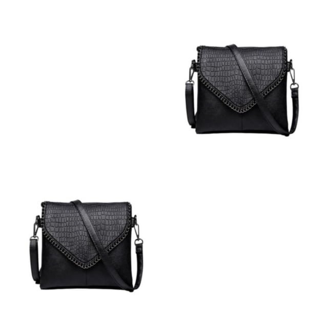 Minnieouse Bolso de hombro con cremallera con juntas reforzadas Bolsos de mensajero Bolsos cruzados PU Casual Type1 NO1