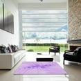 thumbnail image 6 of Ahgly Company Indoor Rectangle Patterned Heliotrope Purple Area Rugs, 6' x 9', 6 of 6