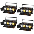 thumbnail image 1 of Luces de escenario Sparklingtrack LED Par Can con puertas tipo granero, 4 x 50 W, 1 of 7