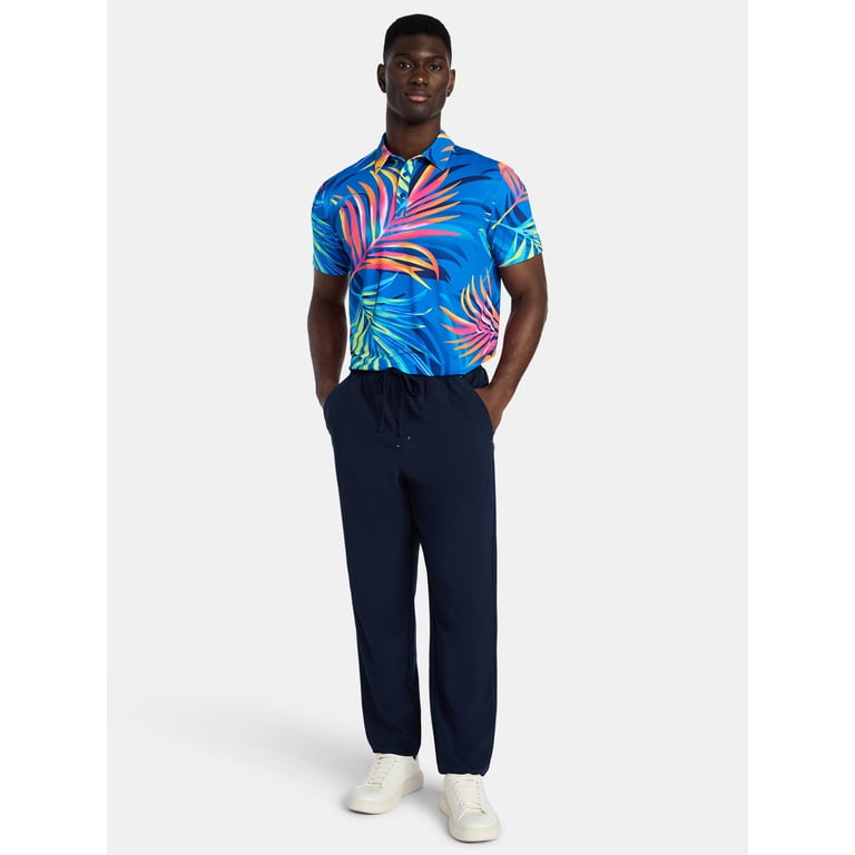 Birdie Bound Men's Palm Print Polo Shirt photo 2