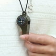 thumbnail image 3 of Sifflet de Survie Multifonctionnel 3 en 1 avec Boussole Nouveau C7, 3 of 7