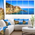 thumbnail image 1 of Manarola Village Seashore Italy - Extra Large Seashore Canvas Art, 1 of 3
