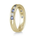 thumbnail image 2 of SZUL Women's Tanzanite and Diamond Band in 14k Yellow Gold, 2 of 3