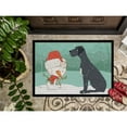 thumbnail image 3 of Black Great Dane and Snowman Christmas Door Mat, 3 of 4