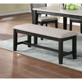 thumbnail image 5 of Miya 6pc Set Dining Table  4x Side Chairs 1x Bench - Two-Tone, 5 of 9